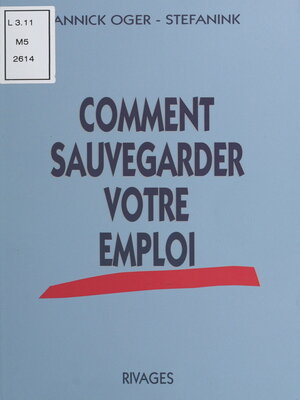 cover image of Comment sauvegarder votre emploi